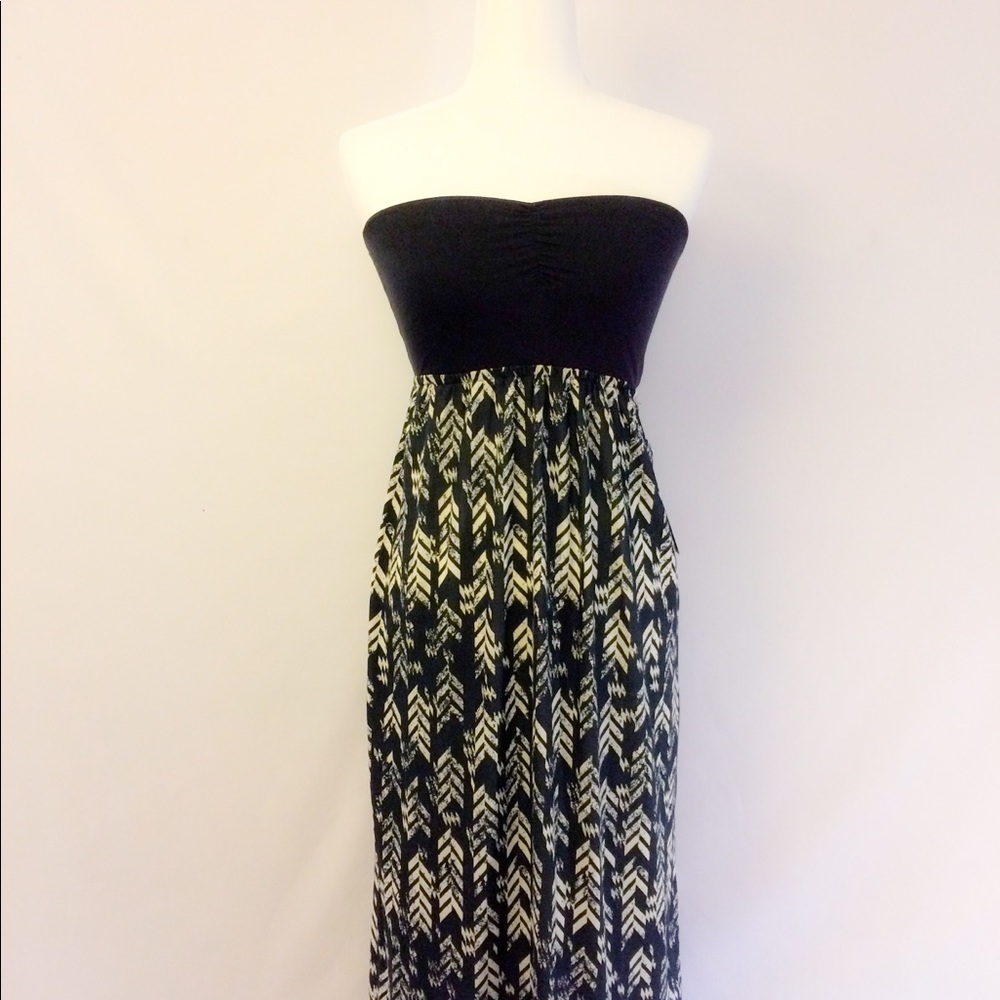 Roxy strapless maxi dress
